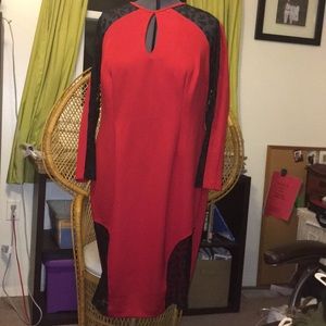 Monif C Cheetah Print Lace Dress size 2